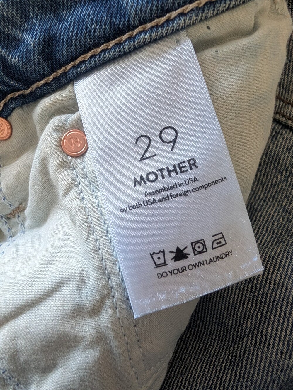 MOTHER SUPERIOR The Ditcher Roller Zip Sneak Remember When Sz 29 Long - Picture 11 of 13